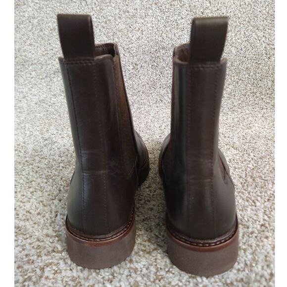 Vince Ryker Water Repellent Chelsea Boots Womens Size 6 Cacao Leather - Picture 4 of 16